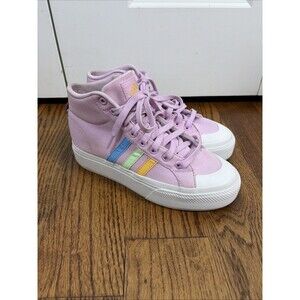 Adidas Women's Bravada 2.0 Mid Platform Shoes ID5550 Bliss Lilac Size US 7.5